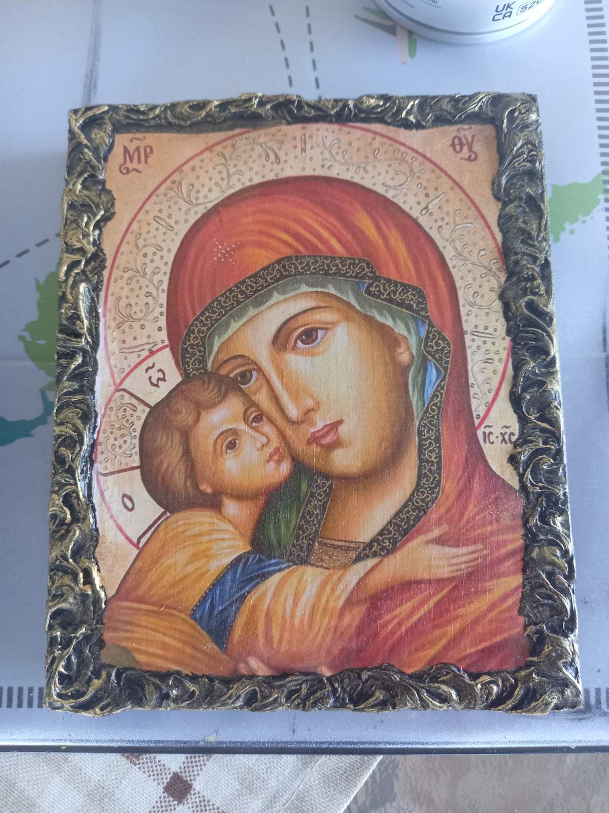 Икона върху дъска гледка 2