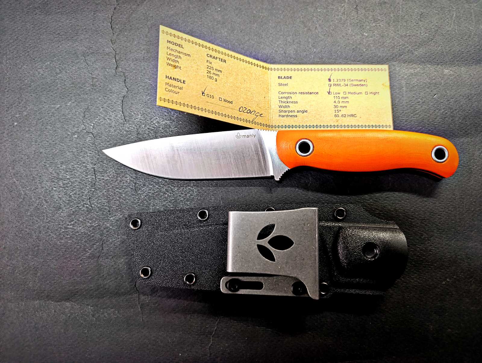 Manly Crafter Orange